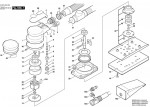 Bosch 0 607 250 204 50 WATT-SERIE Orbital Sander Spare Parts